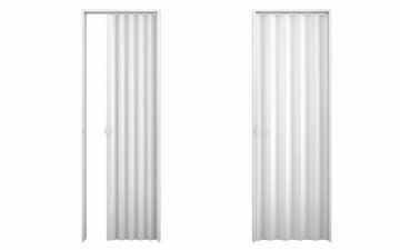 PORTA SANFONADA PVC BRANCA 0,80X2,10