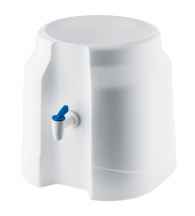 UPORTE P/ GARRAFÃO BRANCO C/ TORNEIRA FILTRO ALAVANCA BRANCA/AZUL 374 HERC