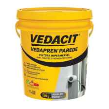 VEDAPREN PAREDE BRANCO PINTURA IMPERMEAVEL BALDE 18KG VEDACIT