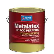 TINTA METALATEX ACRÍLICO FOSCO SHERWIN BRANCO 3,6LT (REF. 8230001)