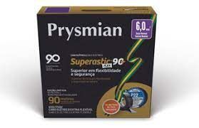 FIO CABO FLEXÍVEL 6,0MM ROLO 100MTS PRETO PIRELLI-PRYSMIAN