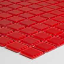 CERÂMICA PASTILHA VIDRO VERMELHO LISO 30X30 (PEÇA) VAN GOGH