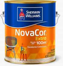 TINTA SHERWIN NOVACOR ACRILICA + RENDIMENTO FOSCA  EXTRA 3,6LT GELO (REF. 38425701)