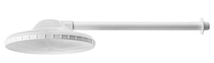 CHUVEIRO 8 COM BRAÇO SEM REGISTRO 30CM BRANCO ½ HERC REF.:2351