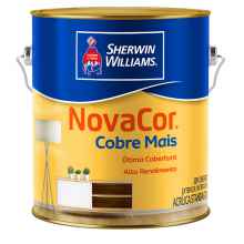 TINTA  SHERWIN ACRILICA FOSCA NOVACOR COBRE MAIS 3,6LT BIANCO SERENO (REF. 38599501)