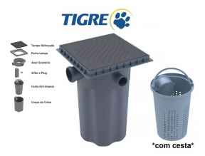 CAIXA MULTIPLA PARA GORDURA COM CESTA , PORTA E TAMPA  TIGRE