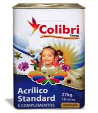 CS-TINTA ACRÍLICA STANDARD FOSCO AREIA 18LT COLIBRI