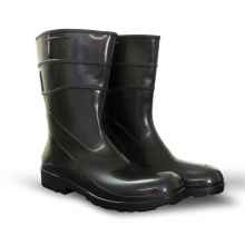 BOTA PRETA PVC C/ FORRO CANO LONGO Nº 37/38 DIR.
