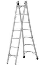 ESCADA EXTENSIVA ALUMINIO 9 DEGRAUS