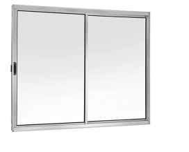 ESQ RAMASSOL ALUM JANELA CORRER 2 FOLHAS C/GR 1.20X1.00