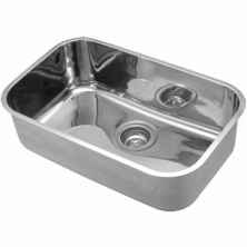 CUBA RETANGULAR AÇO INOX 430 ALTO BRILHO N° 2 (560X340X140) UNIVERSAL