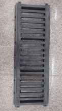 GRELHA 15 X 0,50 CM COM ARO PVC ALF.