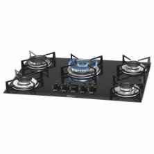 FOGÃO COOKTOP 5Q TC GÁS MESA VIDRO (5733) FISCHER