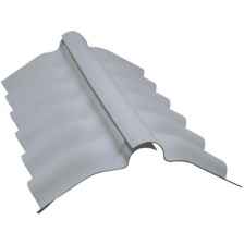 CUMEEIRA CENTRAL ARTICULADA SUP./INF. PARA TELHA PVC COLONIAL UNIVERSAL 0,88 X 0,35