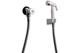 DUCHA HIGIÊNICA GATILHO PLÁSTICO BRANCO 1/4 VOLTA 1984 A50/C50 VAB476WWB ESTEVES ZX.