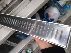 RALO LINEAR GRELHA GRAVIA/RAIO INOX