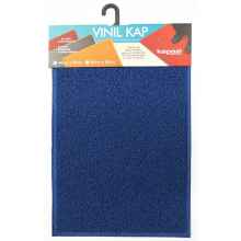TAPETE VINIL BR 60 X 40 SILVER AZUL ROYAL 10MM (01441301) KAPAZI