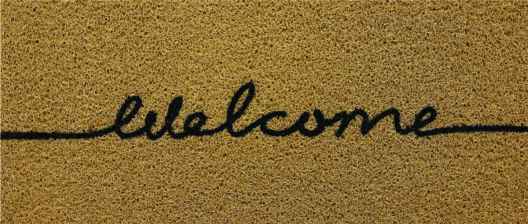 TAPETE VINIL LONG WELCOME 30 X 70 (01VILONWEL) KAPAZI