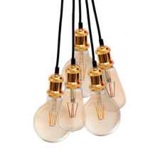 PENDENTE BENJAMIN COBRE 5XE27 (486057178) AVANT ILUM.