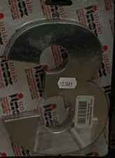 NUMERO RESIDENCIAL 15CM EM AÇO INOX Nº 3 UNIÃO INOX
