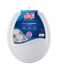 ASSENTO SANITÁRIO ALMOFADADO PRIME CINZA CLARO 2386 HERC