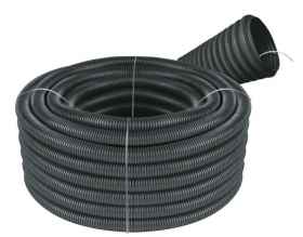 KANAFLEX 1 1/4 C/ GUIA ROLO 50MTS PRETO METASUL