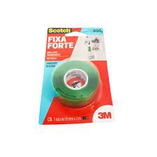 FITA FIXA FORTE TRANSPARENTE 19MMX2M 3M