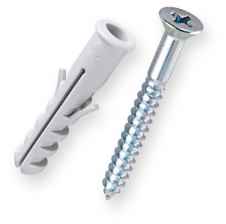 PARAFUSO MADEIRA CABEÇA CHATA PHILIPS C/ BUCHA ANEL 10MM BEMFIXA REF 3245 C/ 05 UND