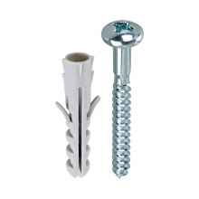 PARAFUSO MADEIRA CABEÇA PANELA PHILIPS C/ BUCHA 05MM BEMFIXA REF 3121 C/ 10 UND