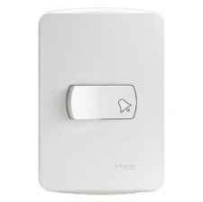 PULSADOR CAMPAINHA 10A 250V PL/BR (S3B62460) MILUZ SCHNEIDER