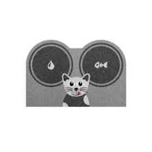 TAPETE VINIL PET SUPER PRINT 40 X 60 - HORA DO LANCHE CAT