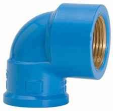 JOELHO 90º ÁGUA AZUL SOLDÁVEL COM BUCHA DE LATÃO 20MM X 1/2 AMANCO