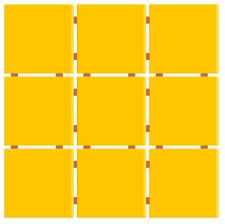 CER. CERAL REVEST. ESMAT. BRILHANTE EXTRA 10X10 AMARELO TELADO (2,07M²)