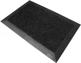 TAPETE SANITIZANTE PRETO 38 X 58 COM BORDA 5CM KAPAZI