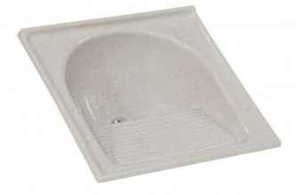 TANQUE DE FIBRA BATEDOR 1 BACIA 60X60 TRAVERTINO (TR)