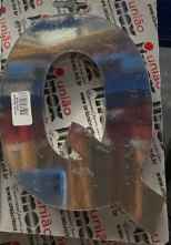 N- LETRA RESIDENCIAL 15CM EM AÇO INOX (Q) UNIÃO INOX