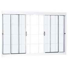 ESQ RAMASSOL AÇO PINT. BR VITRO DE CORRER QUAD 1,20X1,00 (P1016120)