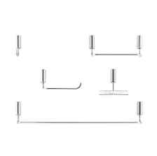 KIT ACESSÓRIO PARA BANHEIRO 05 PEÇAS CROMADO IDEA 00586306 DOCOL
