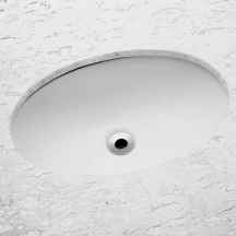 CUBA EMBUTIR OVAL 495X330MM SMSL BRANCA CELITE