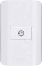 TOMADA P/ ANTENA TV P/ CABO COAXIAL CANOA (8615) ROMAZI