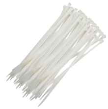 ABRACADEIRA NYLON 150 X 4,8MM BRANCA 100PCS SANDALO 300220