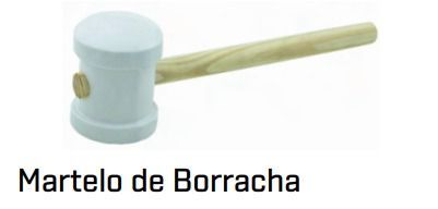 MARTELO DE BORRACHA THOMPSON BRANCO 60MM 541 THOMPSON
