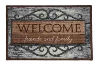 NS- TAPETE CLEANKASA AMIGOS E FAMILIA 40CM X 60CM (CLKSIM0102 ) KAPAZI