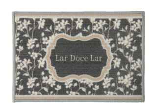 NS- TAPETE CLEANKASA FLORAL BRANCO 40CM X 60CM (CLKSIM0103) KAPAZI