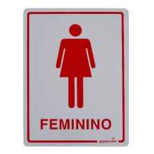 N- PLACA FEMININO 15X20 BEMFIXA REF 6686