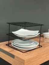 ORGANIZADOR PRATOS QUADRADO ELEGANCE (1190FPA06.0005/0031) DICARLO