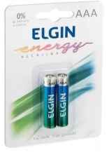 NS-PILHA ALCALINA AAA BLISTER COM 2 PECAS ELGIN (82154)