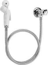 KIT DUCHA POP BRANCO/ REGISTRO ABS CROMADO / FLEXIVEL INOX 1,20M BLUKIT (220911-212)
