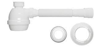 SIFAO SANFONADO COPO BRANCO P/ PIAS/TANQUES E LAVATÓRIOS 2608/031301 BLUKIT