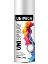TINTA SPRAY UNIPEGA  BRANCO BRILHANTE 350ML/210G